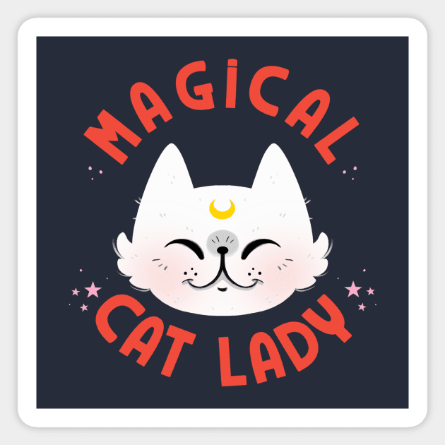 Magical Cat Lady Sticker by monitosbonitos